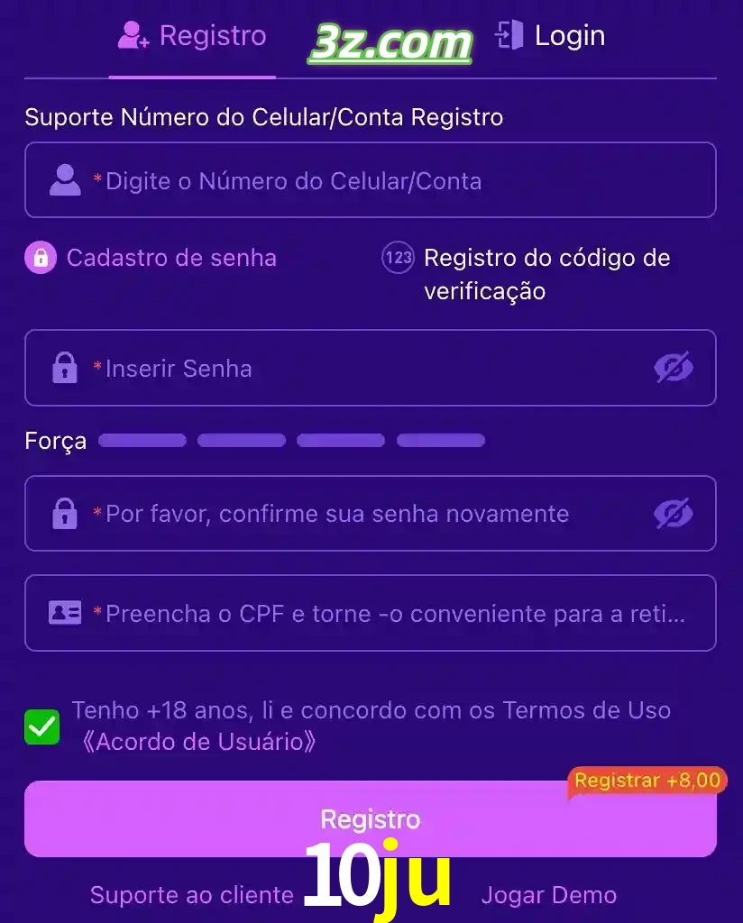 bonus de cadastro imediato